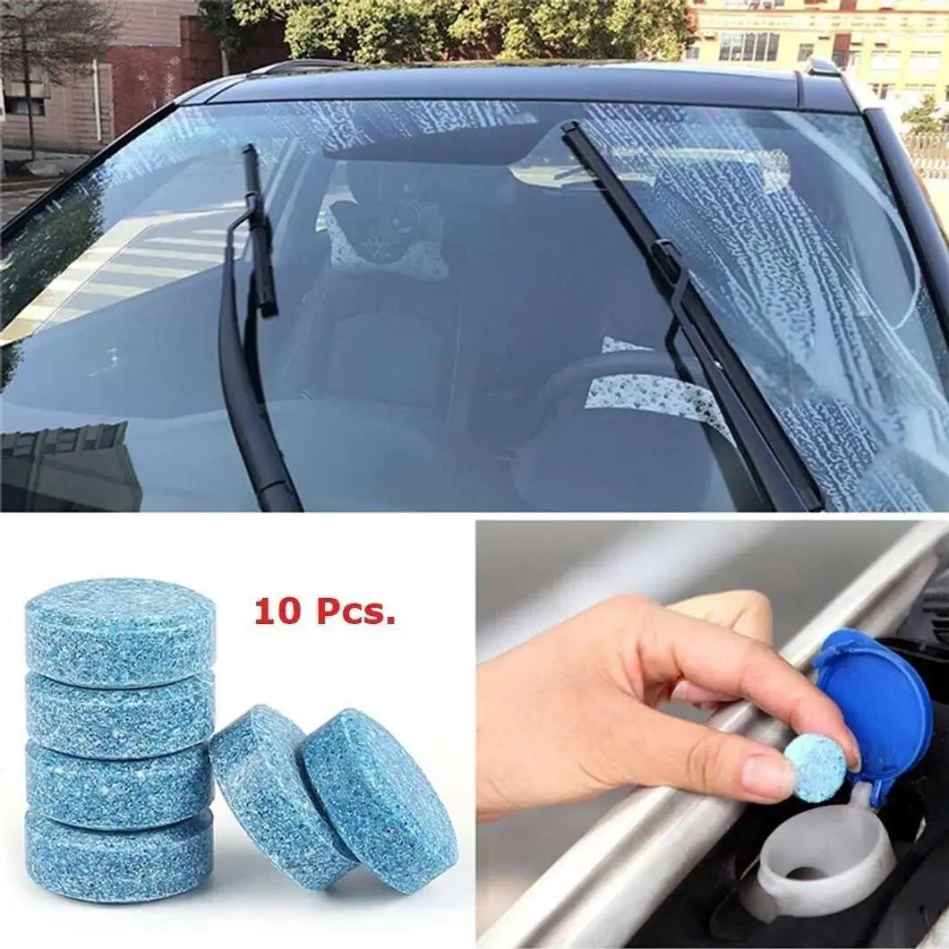 Car Glass Cleaner Tablets (Pack of 10)