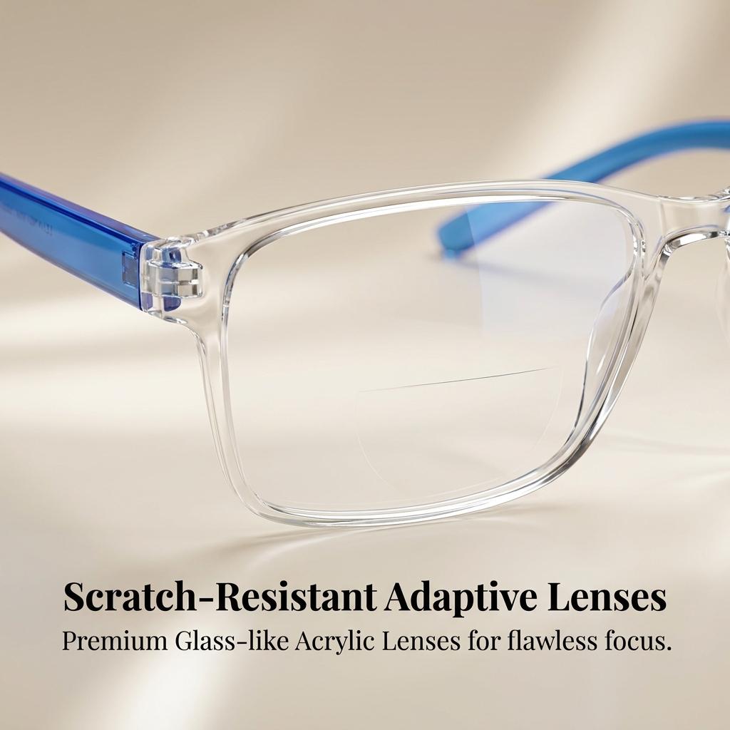 Auto-Adjusting Bifocal Reading Glasses (Anti-Blue Light)