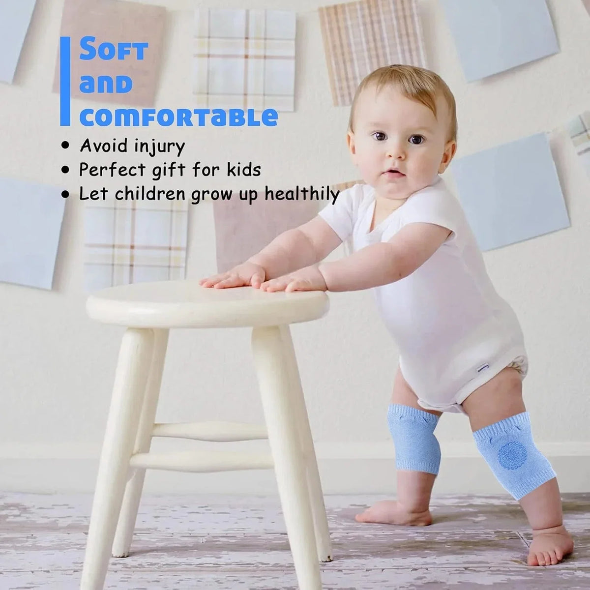 Breathable Anti-Slip Baby Crawling Knee Pads