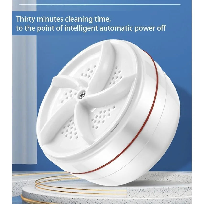 Portable Mini Washing Machine | Ultrasonic Turbine | Travel Friendly