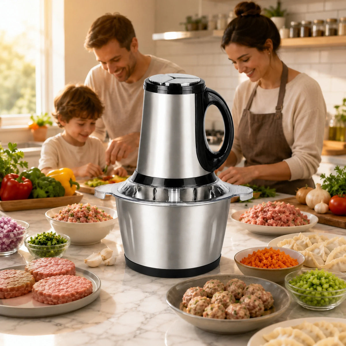 Food Chopper & Meat Grinder