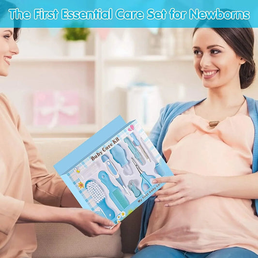 10-in-1 Baby Grooming & Daily Care Kit (Nail Clipper, Brush, Comb)