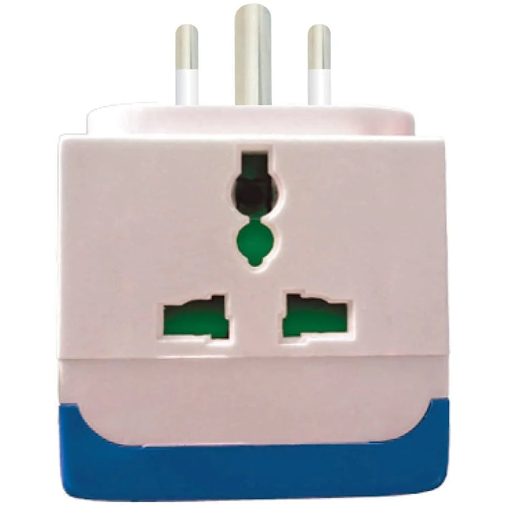 3-Way Multi-Plug Socket Adapter with Surge Protector