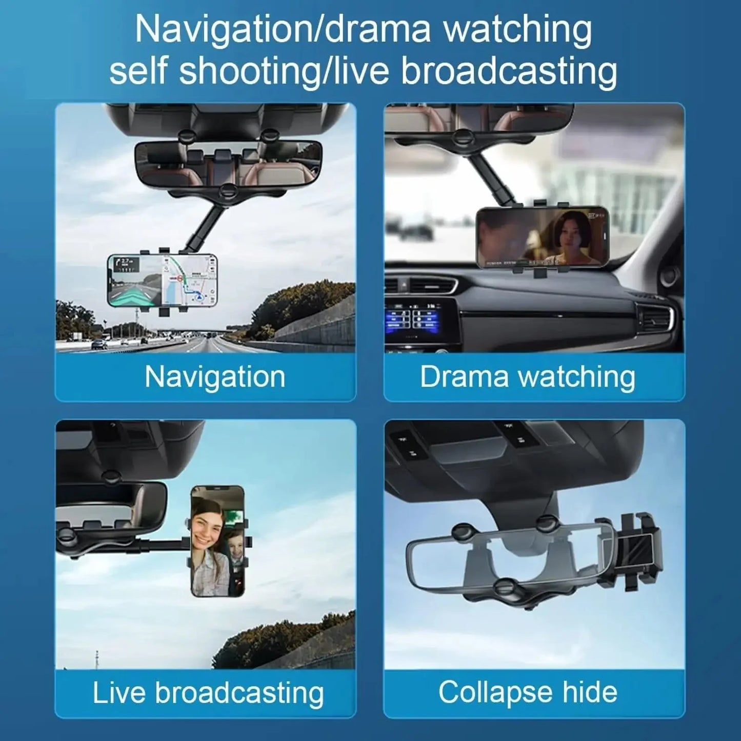 360° Rotating Car Phone Mount Holder