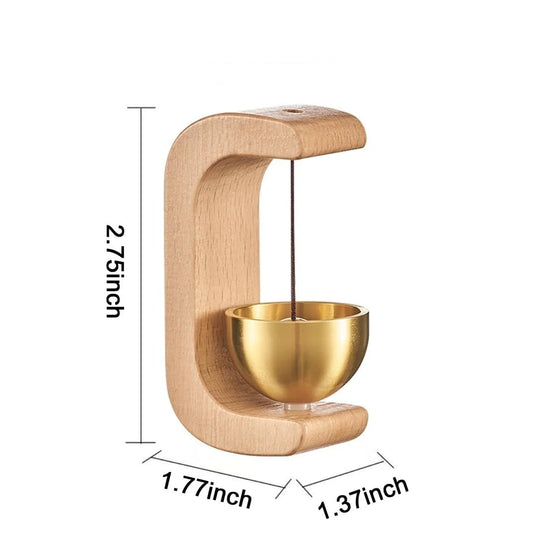 Aesthetic Handmade Wooden Magnetic Bell
