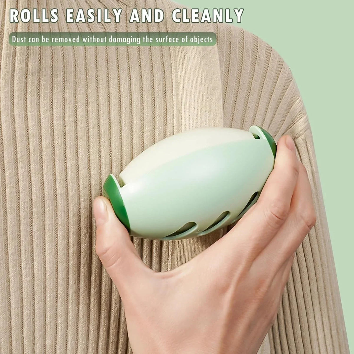 Portable Gel Lint Roller | For Clothes & Pet Hair | Washable & Reusable