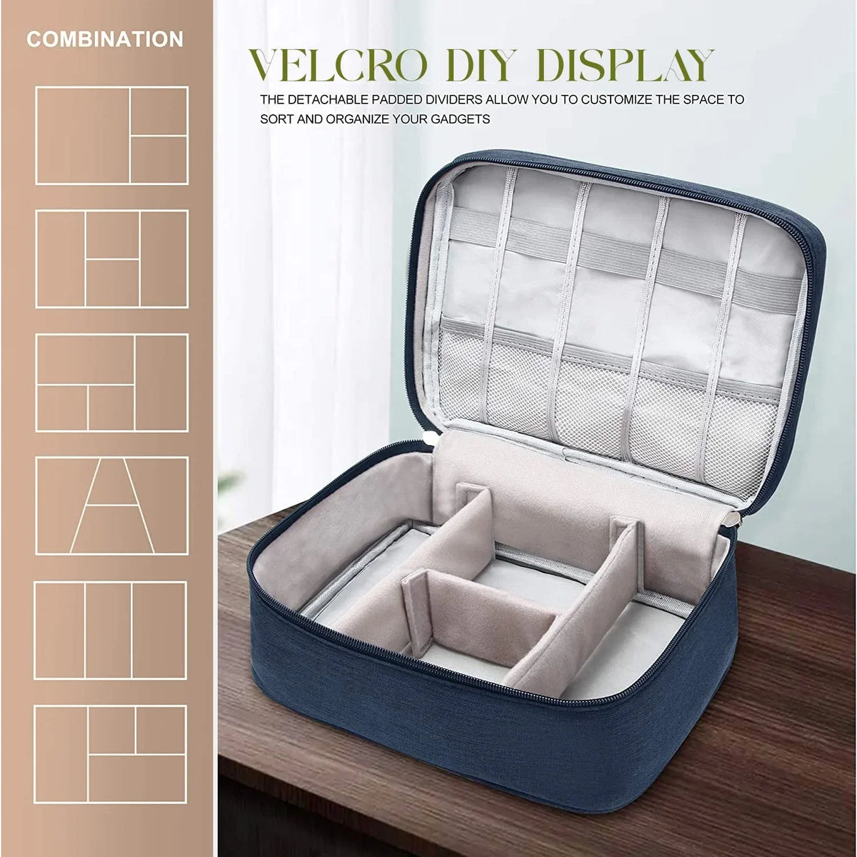 Travel Organizer Bag | Waterproof | Gadget & Cable Organizer