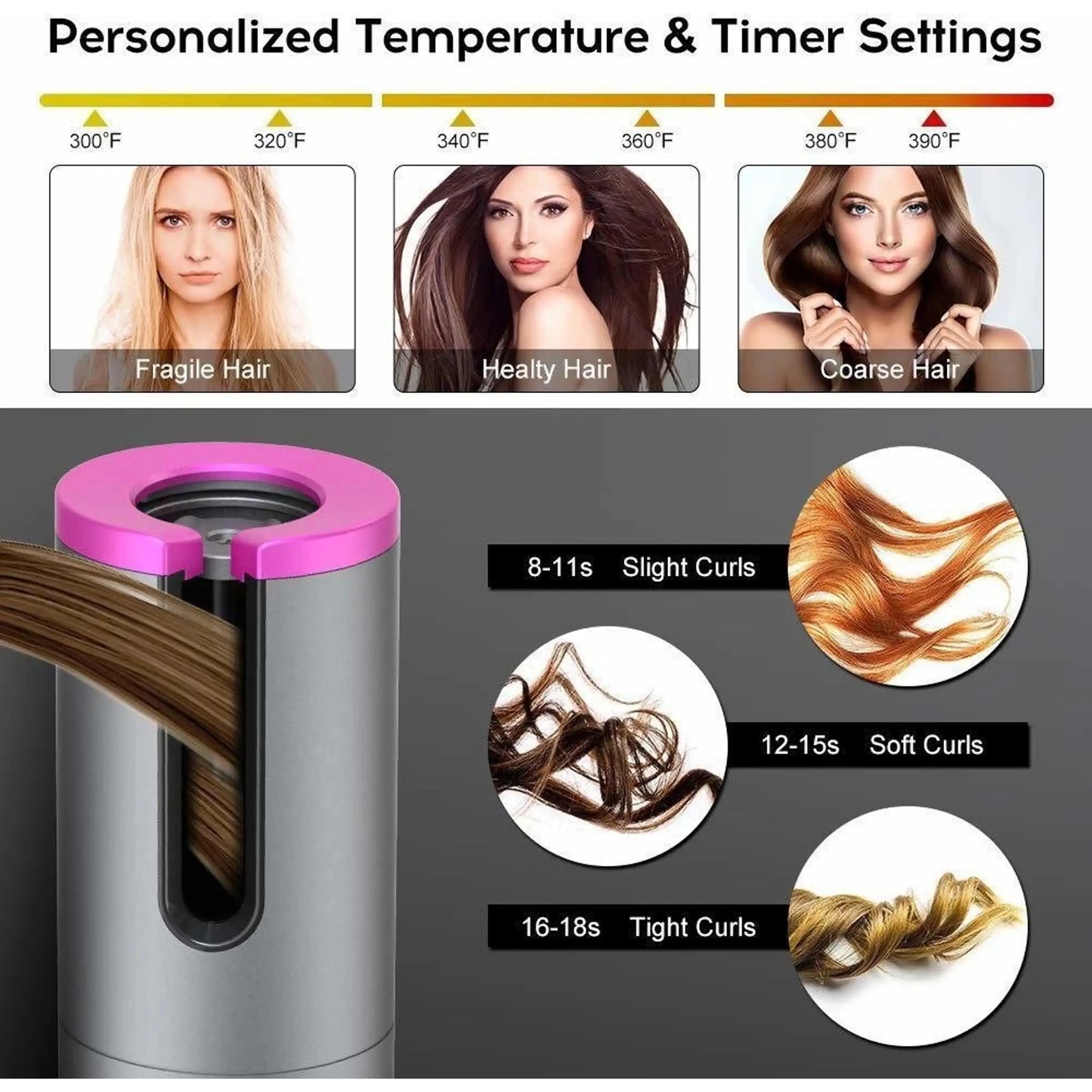 Professional Hair Curler | Portable Instant Styling