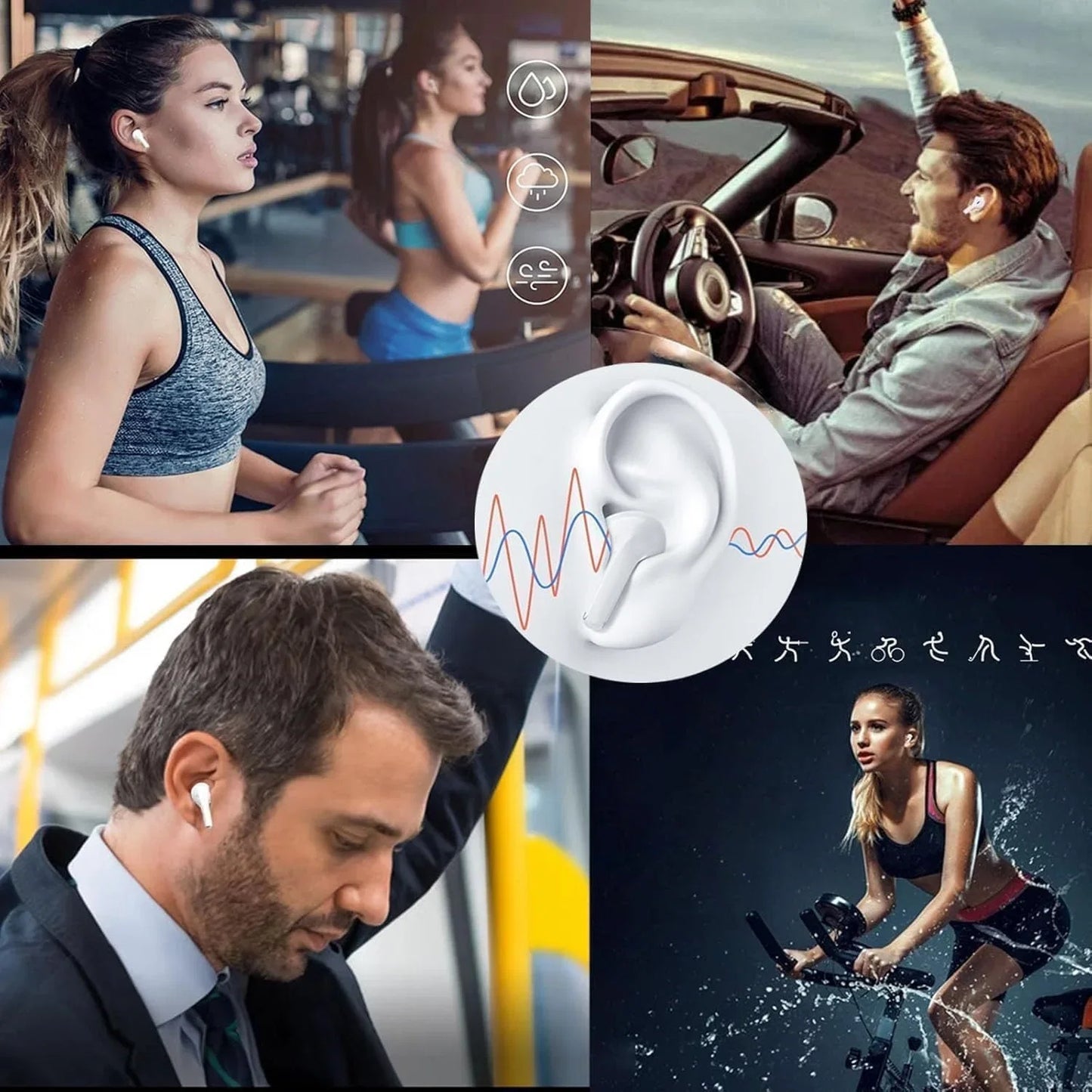 Wireless Earbuds | Touch Control & Charging Case | Ultra-Bass
