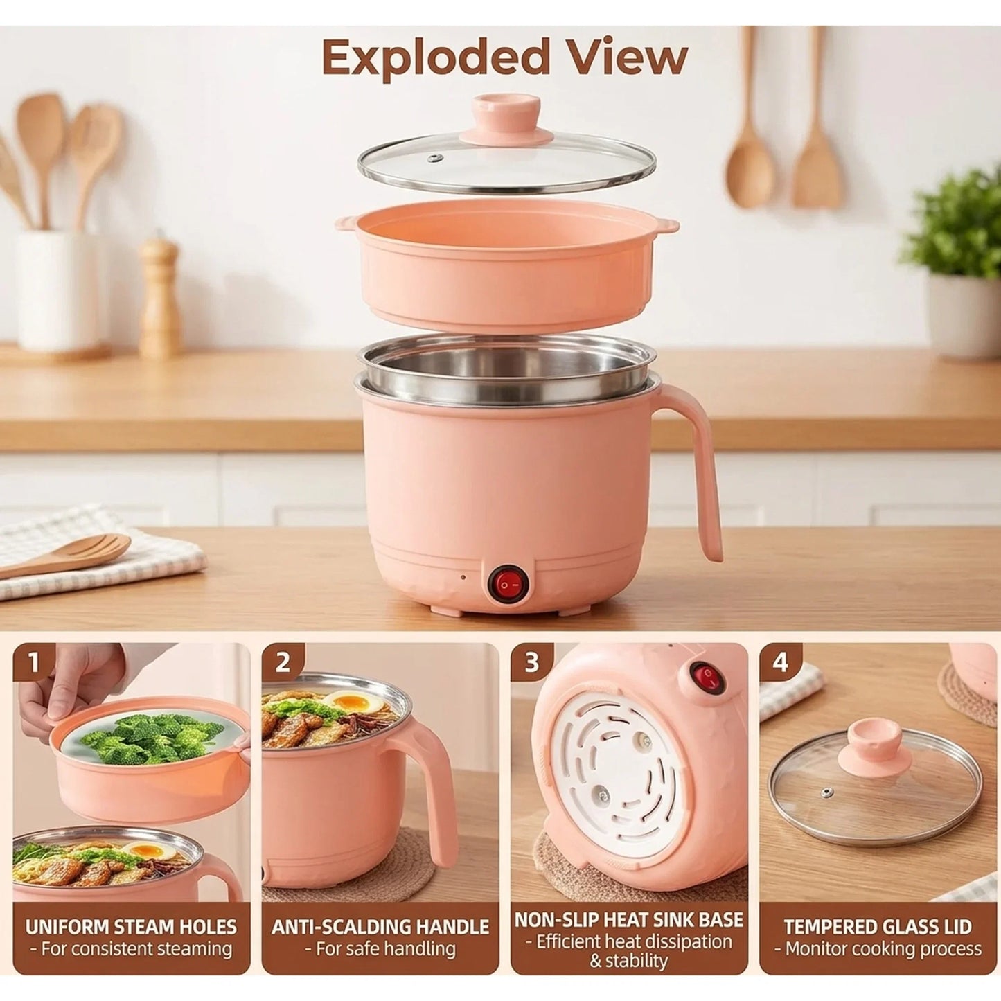 Rice Cooking Pot | Non-Stick | Multi-Purpose