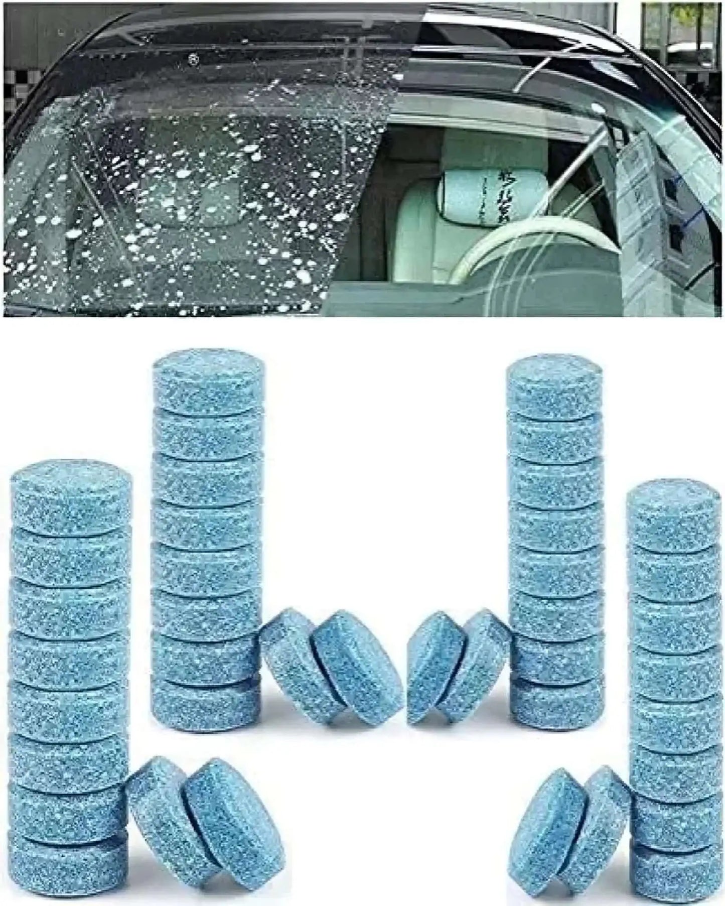 Car Glass Cleaner Tablets (Pack of 10)