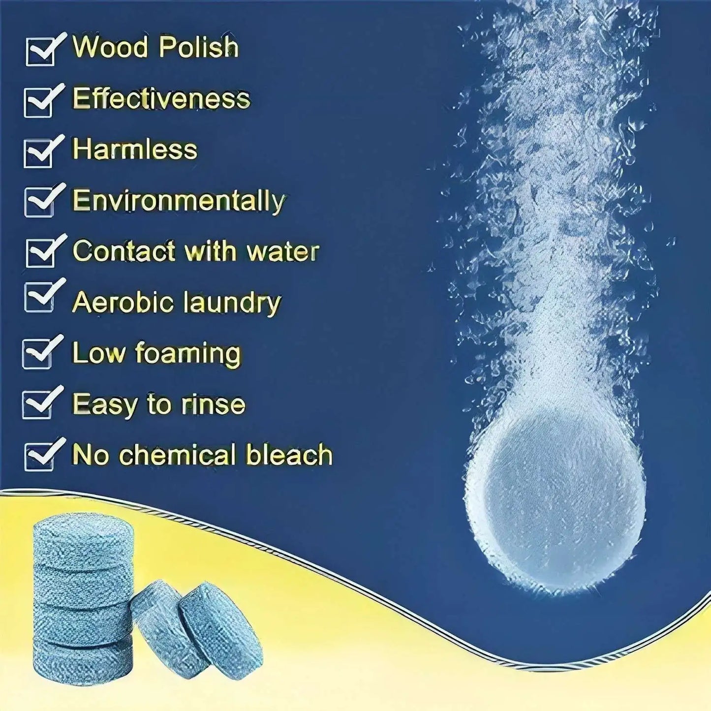 Car Glass Cleaner Tablets (Pack of 10)
