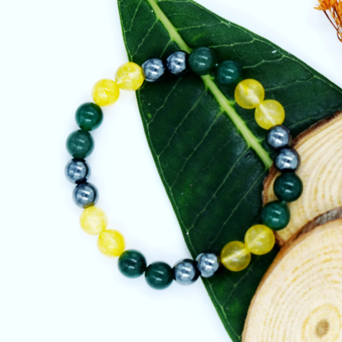 Money Magnet Natural Crystal Stone Bracelet for Wealth & Abundance