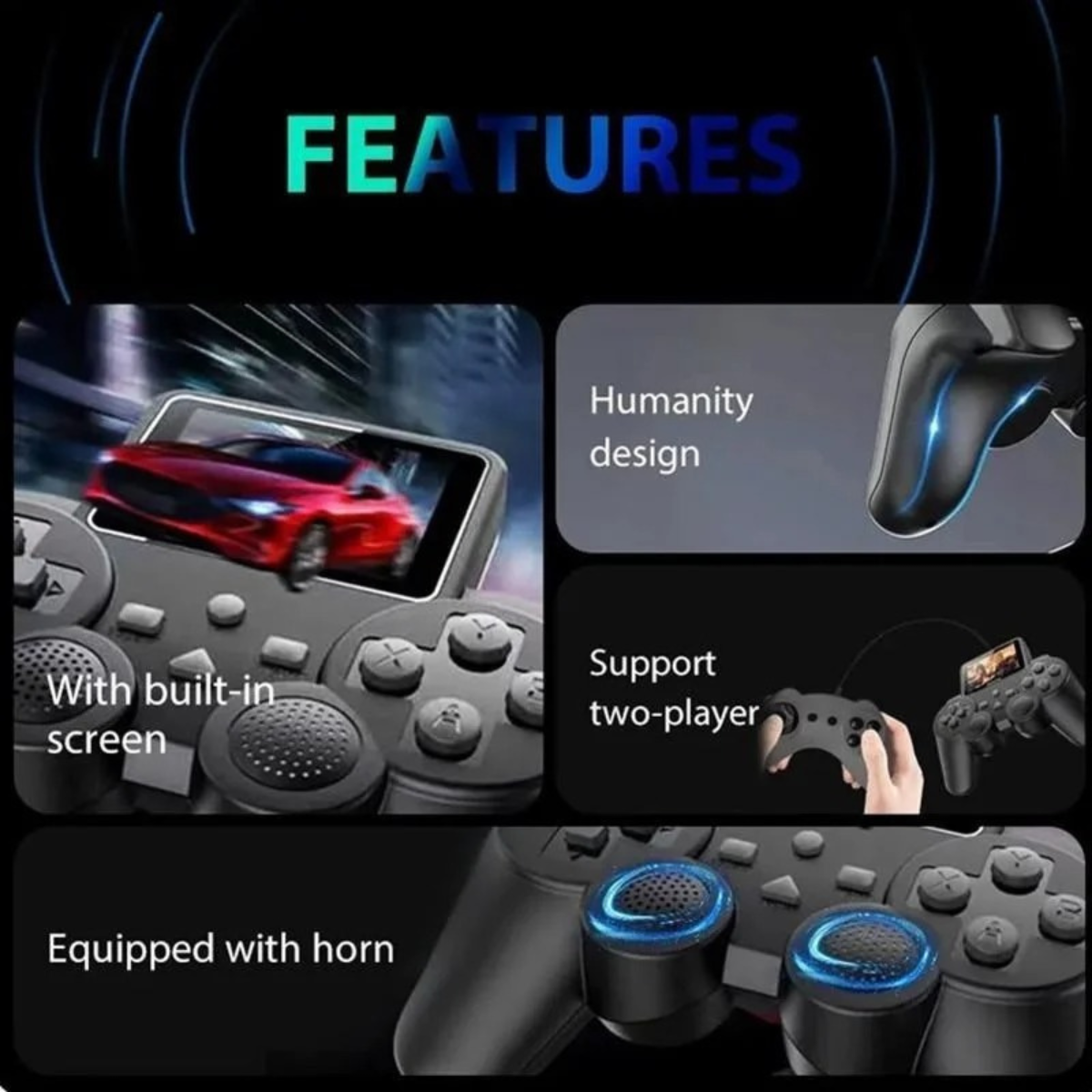Handheld Gamepad with Retro Games with TV connect