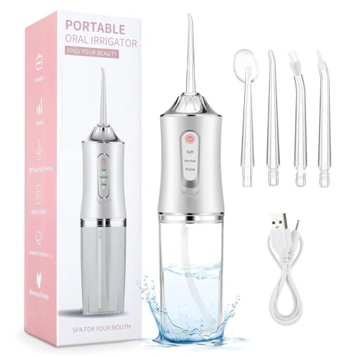 NUVIO NUVIO Portable Cordless Oral Irrigator Water Flosser | 3 Modes High-Pressure Dental Water Jet - Image 2