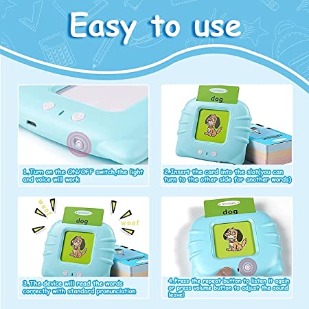 Kids Talking Flash Card For Kids 2-5 Yrs.