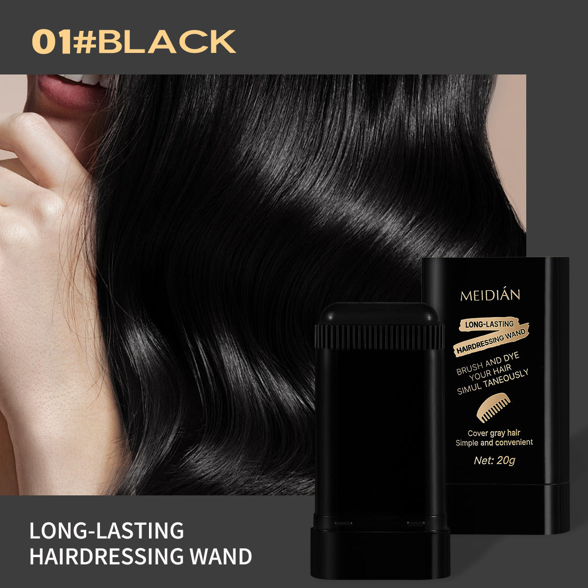 Hair Root Touch-Up Stick | Instant Grey Hair Coverage