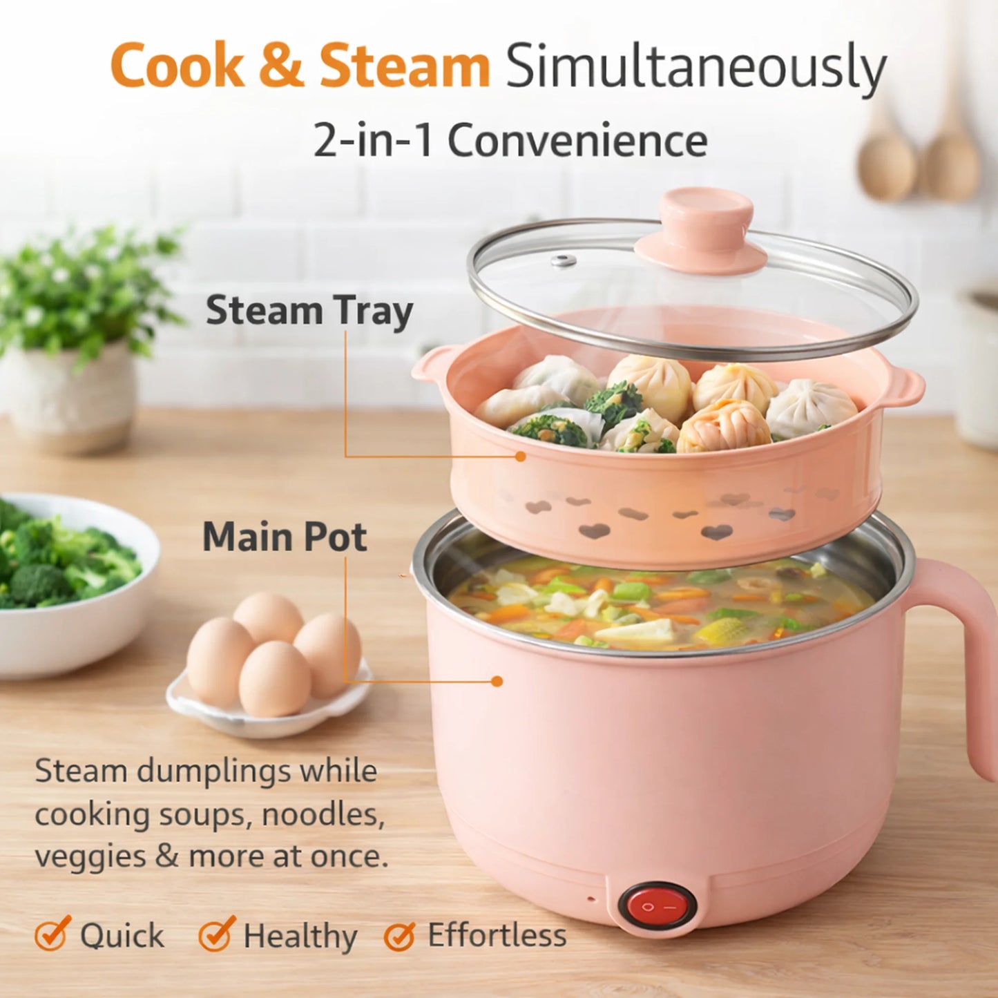 Rice Cooking Pot | Non-Stick | Multi-Purpose