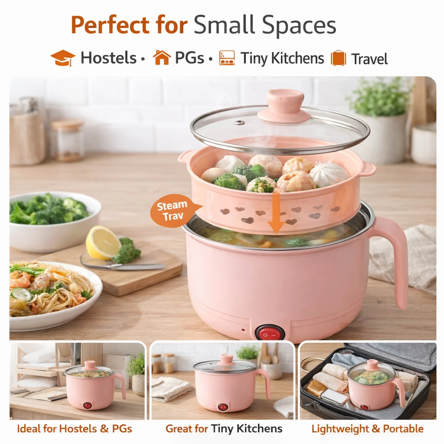 Rice Cooking Pot | Non-Stick | Multi-Purpose