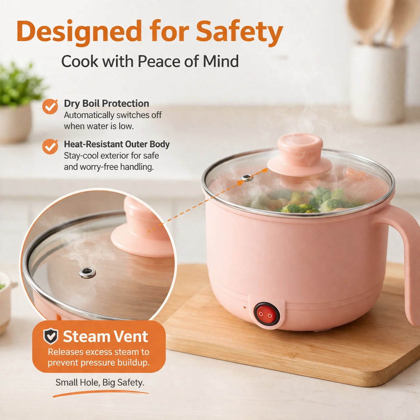 Rice Cooking Pot | Non-Stick | Multi-Purpose