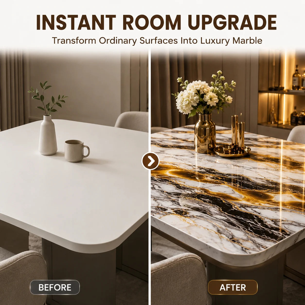 Self-Adhesive Waterproof & Oil-Proof Kitchen Wallpaper | 1 Roll = 60 cm x 200 cm