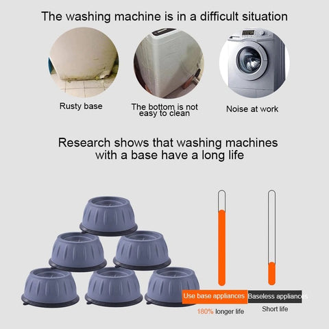 Washing Machine Non-Vibration Feet Pads