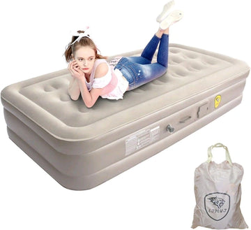 Inflatable Mattress with Built-in Pump