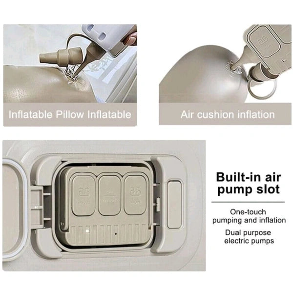 Inflatable Mattress with Built-in Pump
