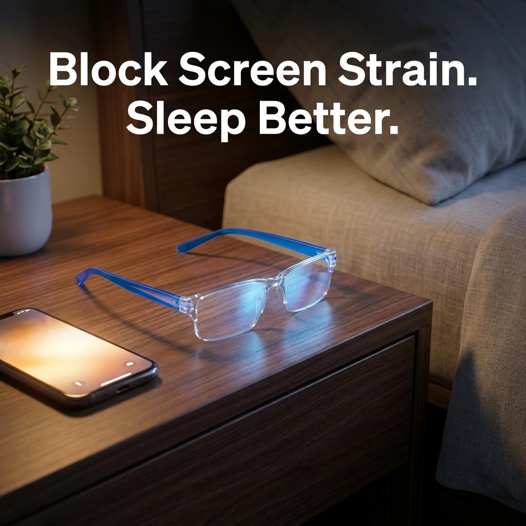Auto-Adjusting Bifocal Reading Glasses (Anti-Blue Light)