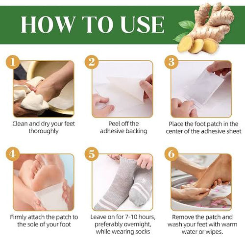Detox Foot Patches (Pack of 10)