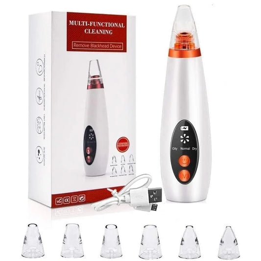 6-in-1 Multi-Functional Blackhead & Pore | Vacuum Suction Technology