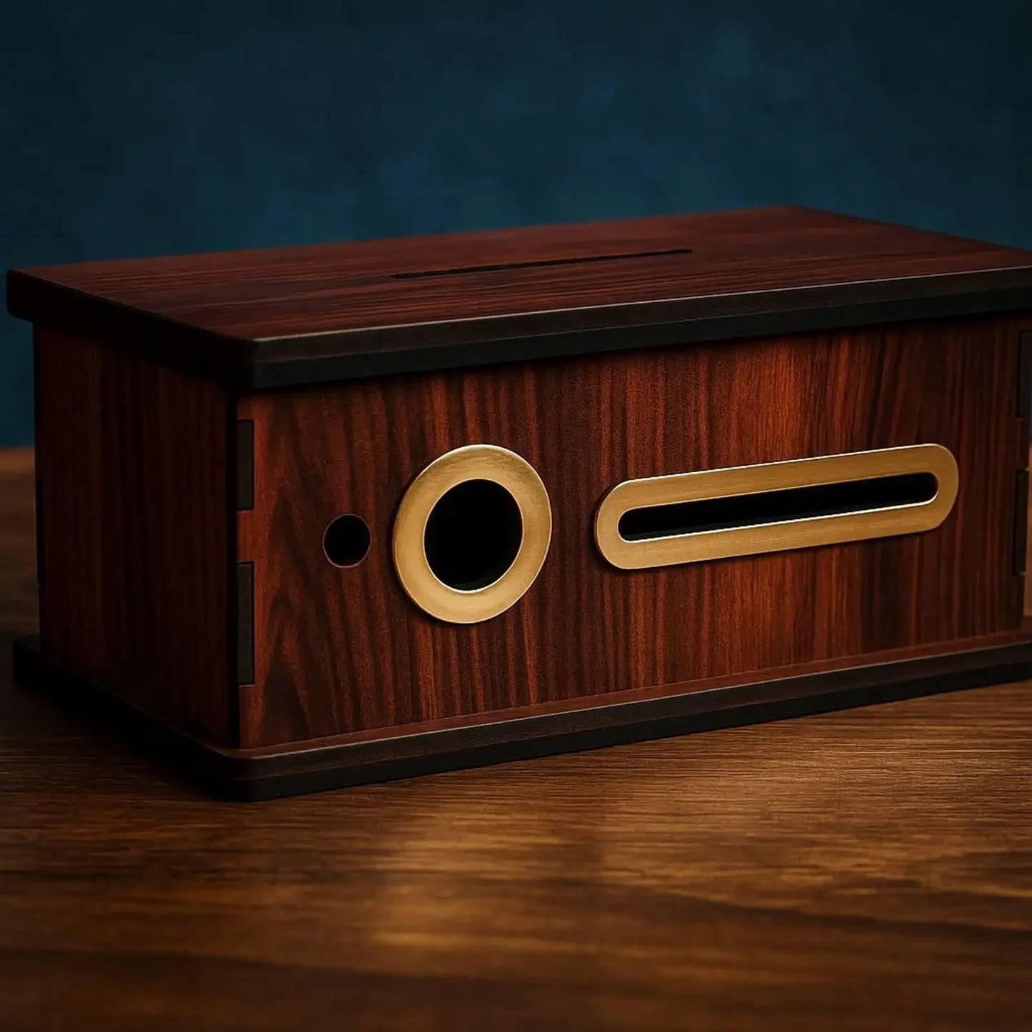 Handcrafted Wooden Money Saving Box (Gullak)