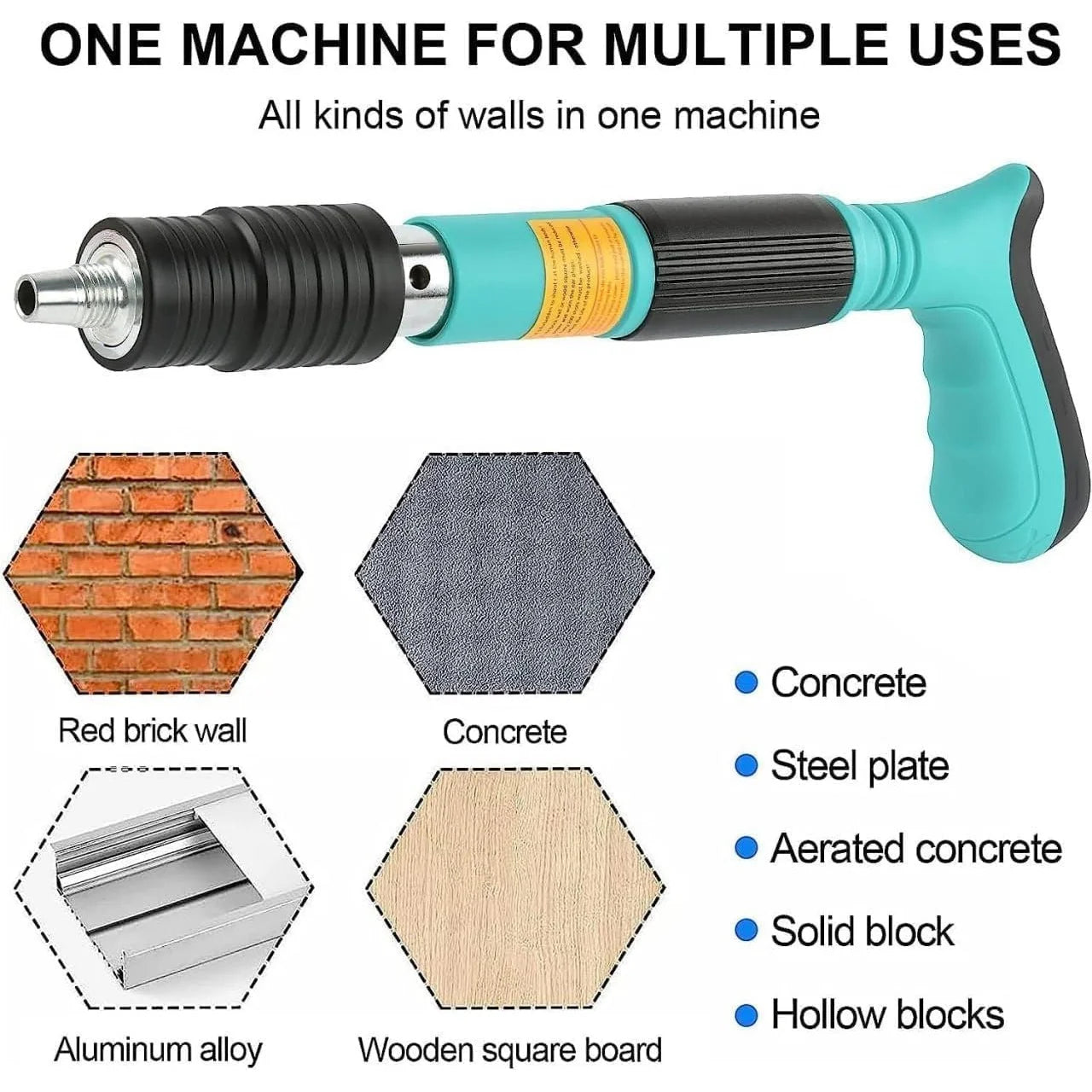 Nail Gun Kit | Heavy-Duty Steel | Manual