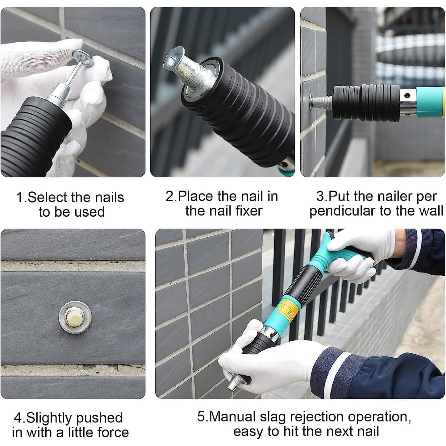 Nail Gun Kit | Heavy-Duty Steel | Manual