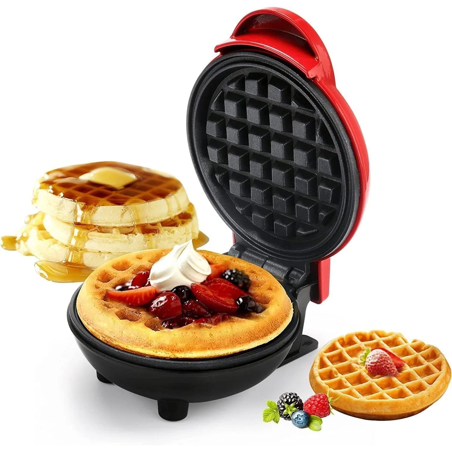 Mini Electric Non-Stick Waffle Maker Machine