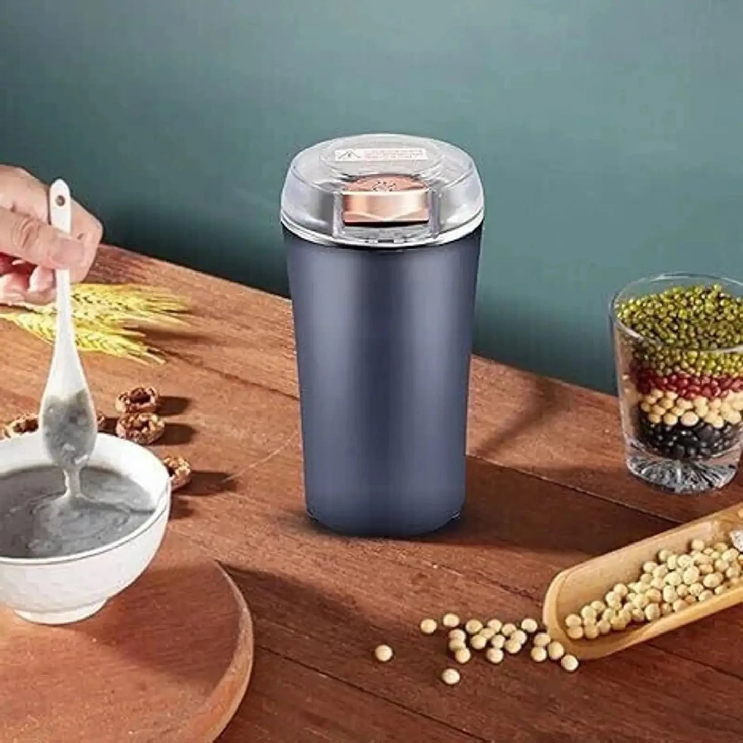 Stainless Steel Coffee Bean & Spice Grinder Machine