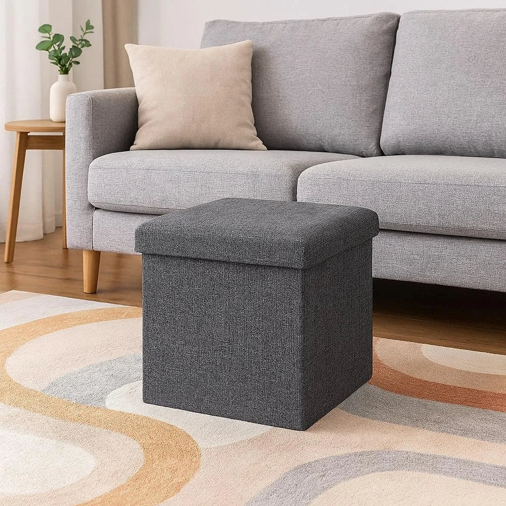 5-in-1 Combination Ottoman Cube Stool Set | Space-Saving