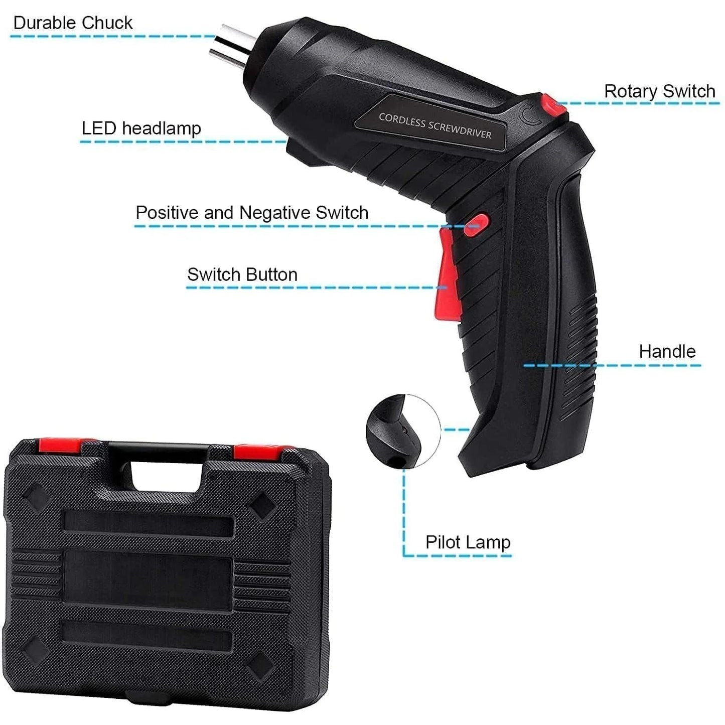 47-in-1 Multifunctional Precision Hardware Screwdriver & Toolkit Set