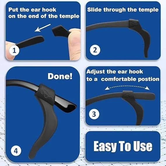 Eyeglass & Sunglasses Ear Grip | Pair of 2