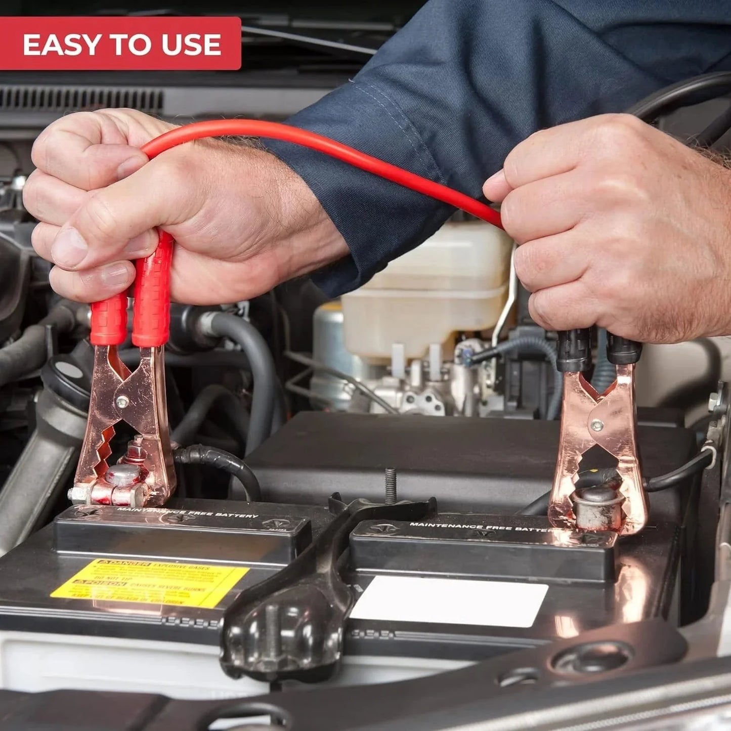 Heavy Duty 500 AMP Car Jumper Cables (6.5 Ft./2 Mtr.)