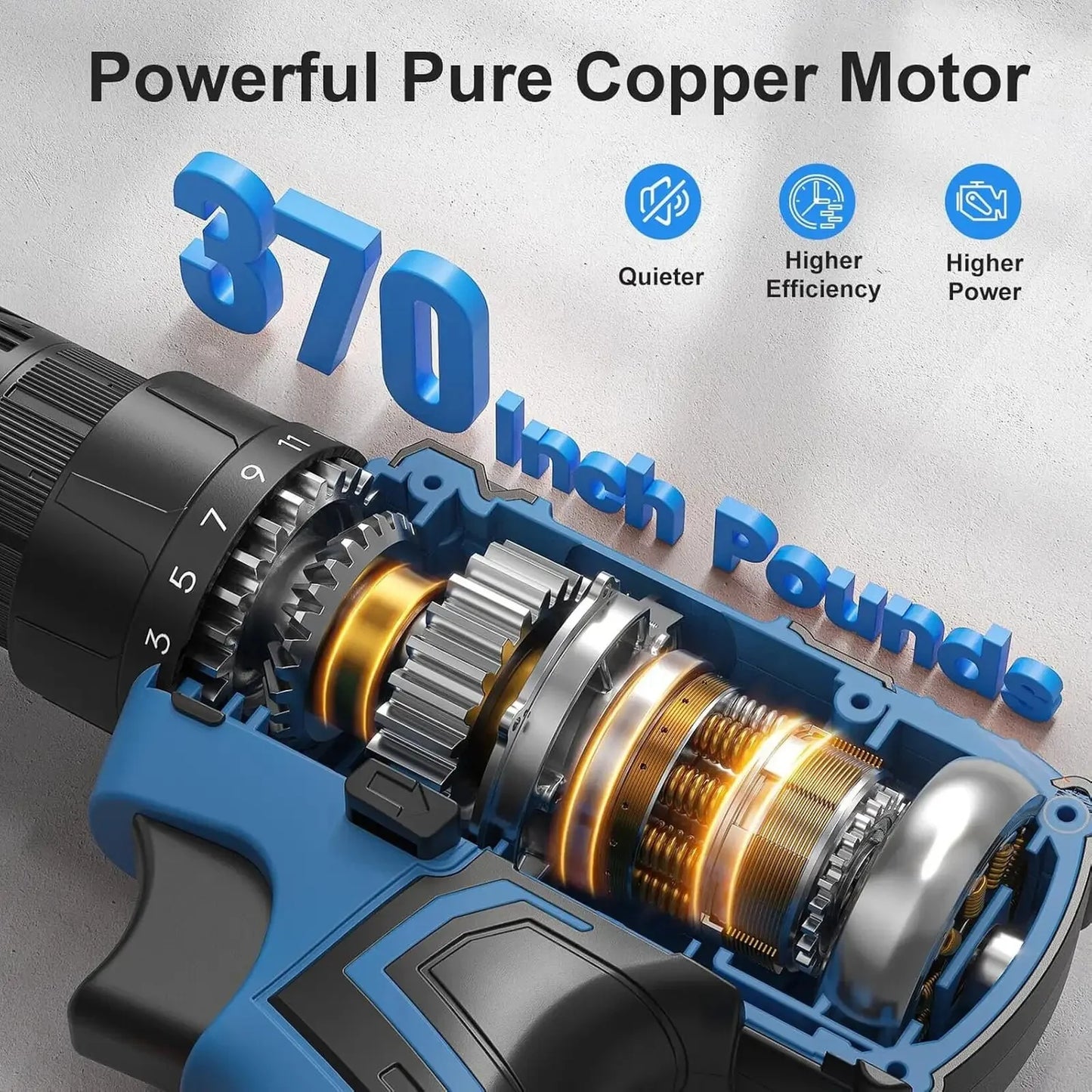Professional Cordless Electric Drill Machine Kit
