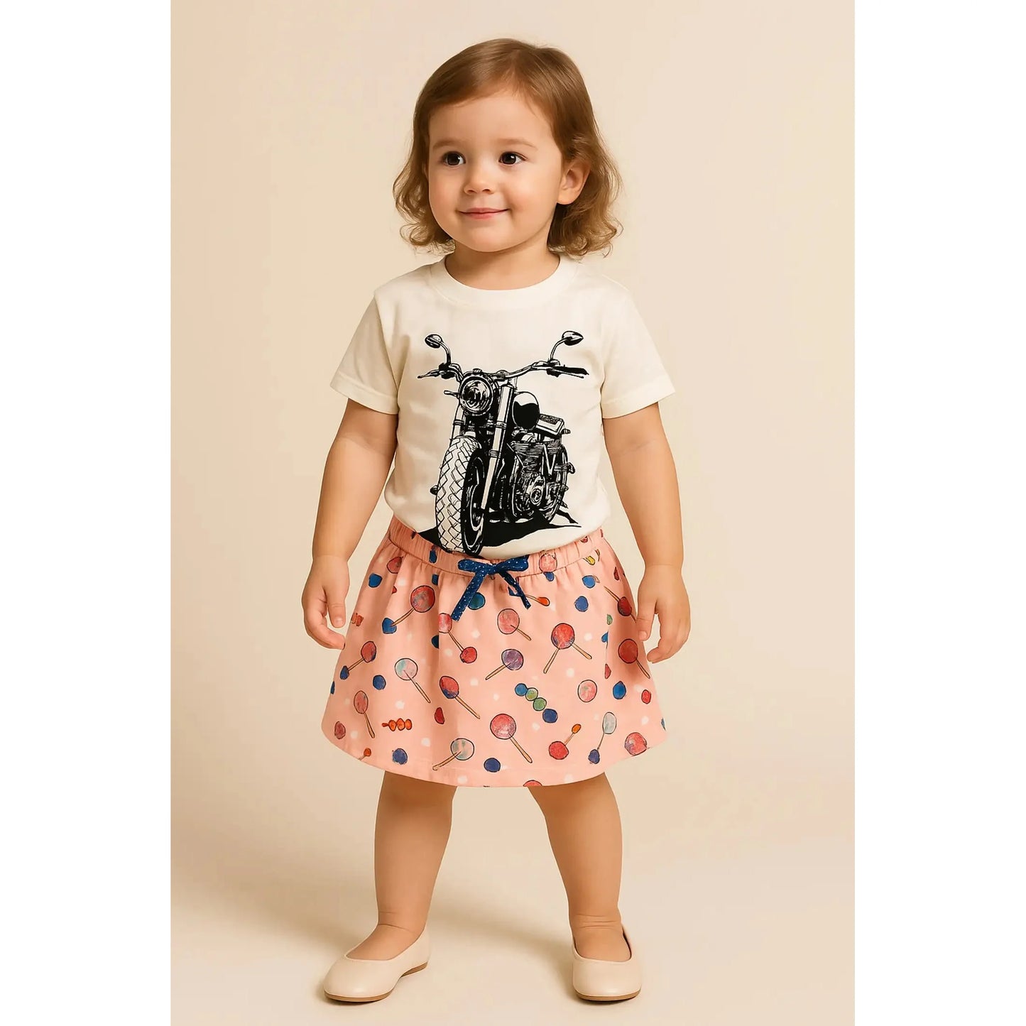 Baby Girl Clothing Set | Breathable 100% Organic Cotton | Age 1-2