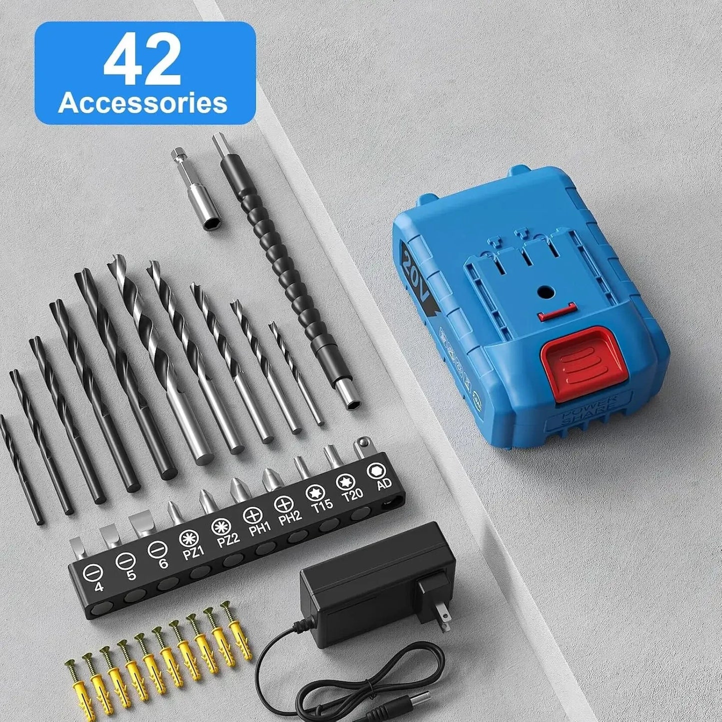 Professional Cordless Electric Drill Machine Kit