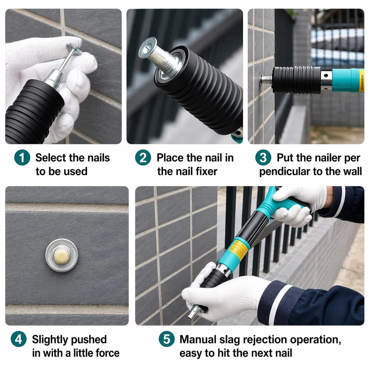 Nail Gun Kit | Heavy-Duty Steel | Manual