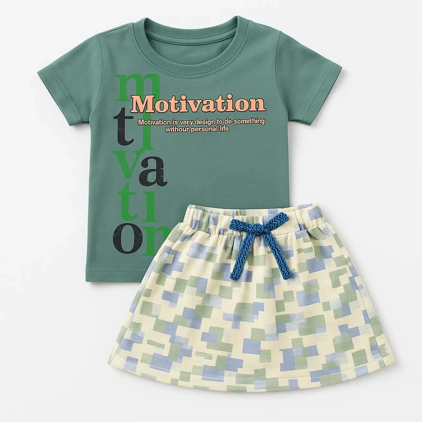 Baby Girl Clothing Set | Breathable 100% Organic Cotton | Age 1-2