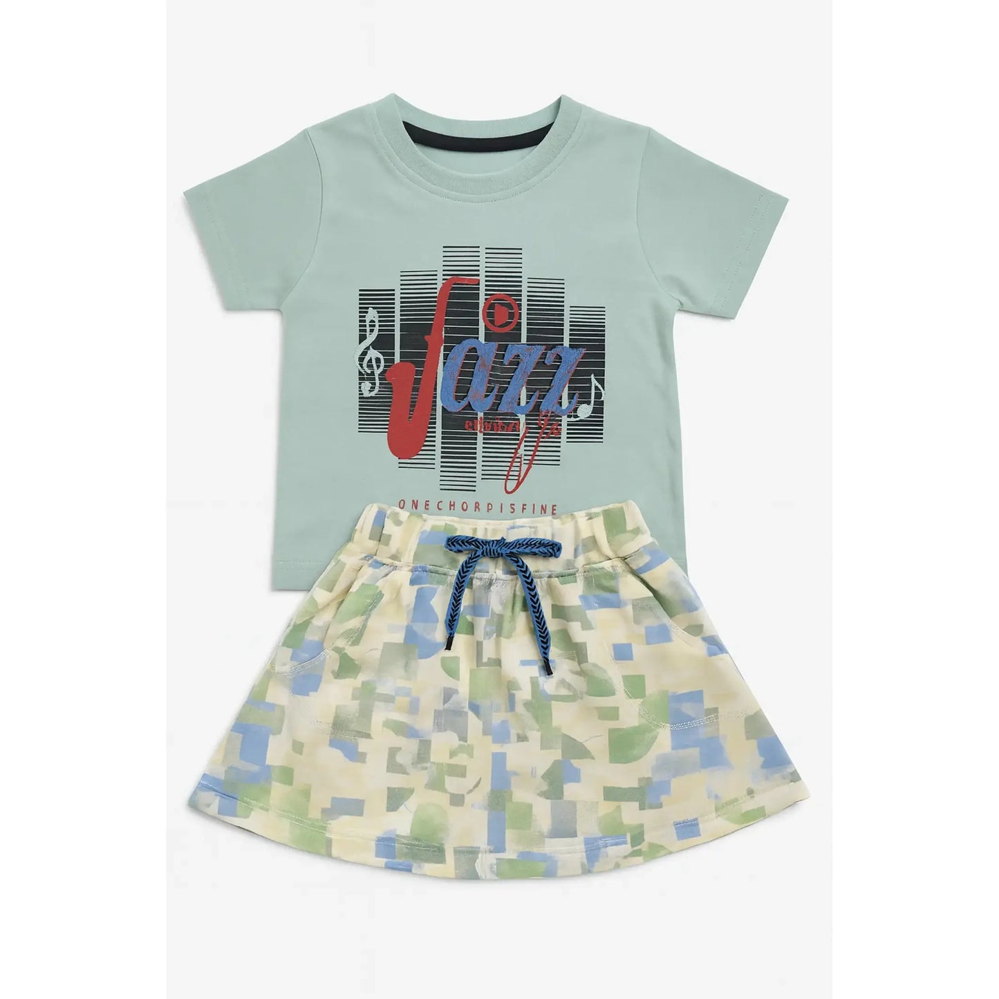 Baby Girl Clothing Set | Breathable 100% Organic Cotton | Age 1-2