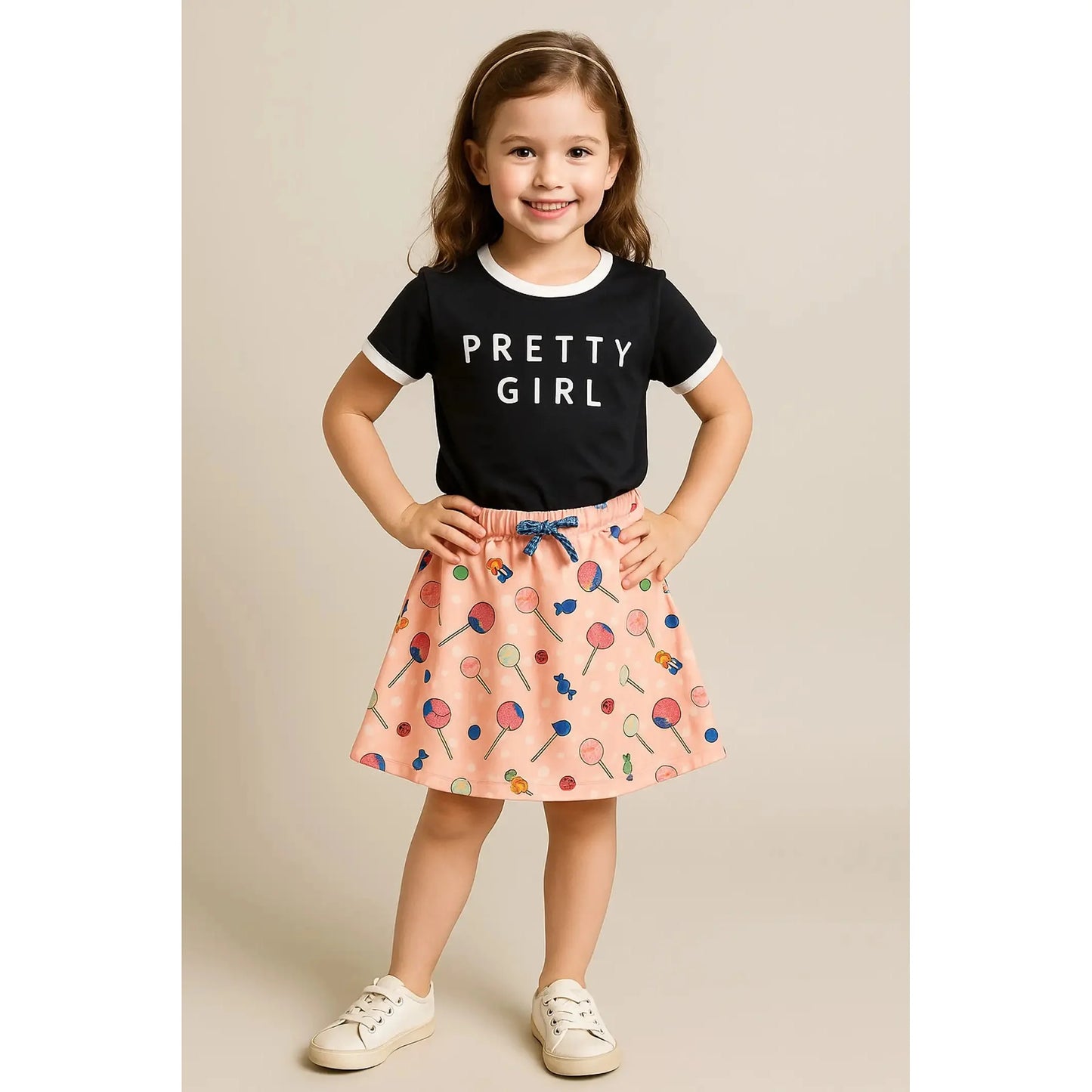 Baby Girl Clothing Set | Breathable 100% Organic Cotton | Age 1-2