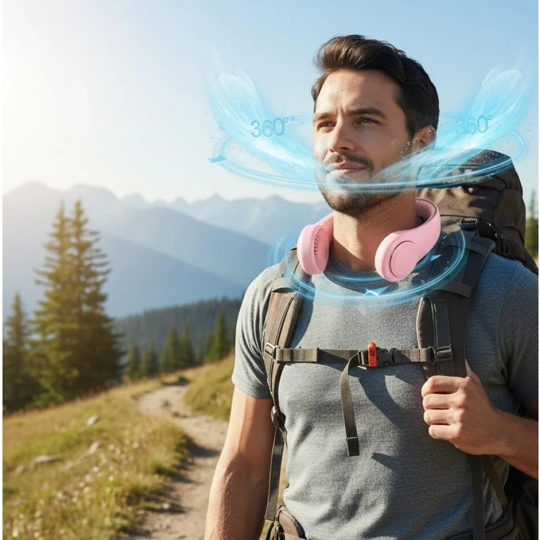 Portable Bladeless Neck Fan | USB Rechargeable