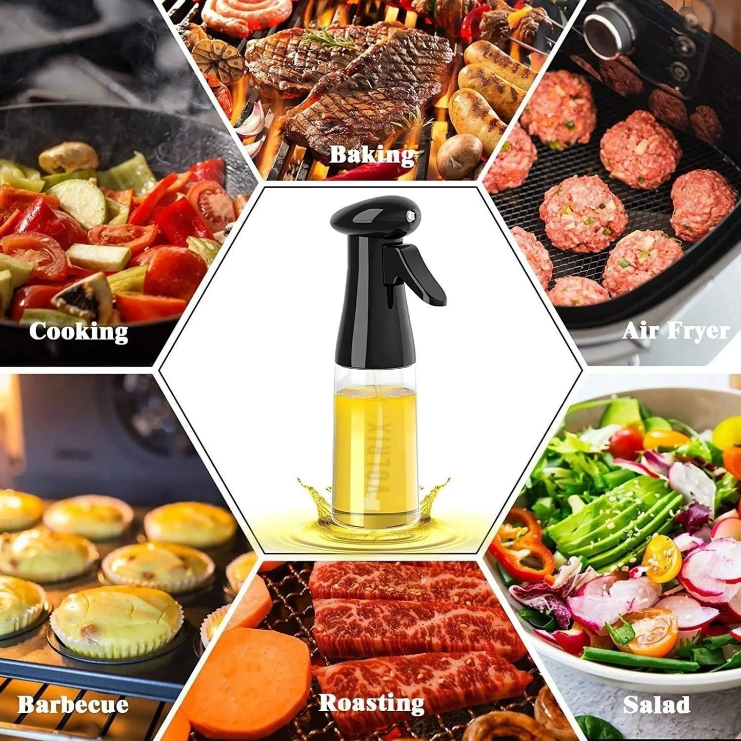 Glass Cooking Oil Sprayer | Air Fryer & BBQ