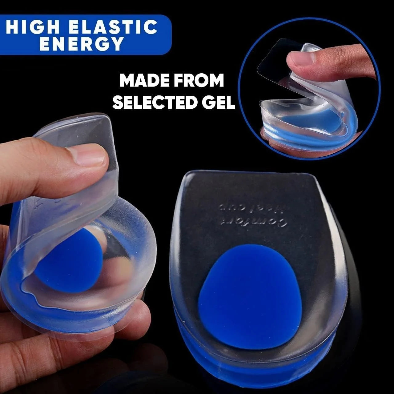 Silicone Gel Soles For Heels | Crack Prevention & Pain Relief